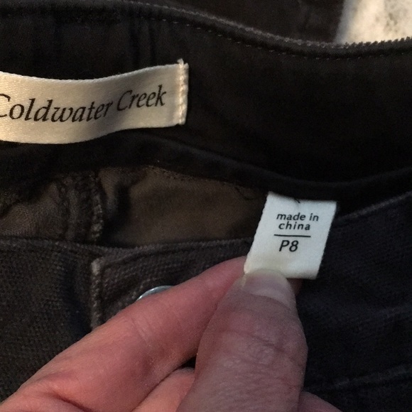 Coldwater Creek gray corduroy pants - Picture 5 of 8